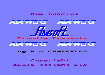 Airwolf (UK) (1985) (Trainer) screen shot title